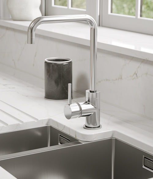 Aria SS Single lever (square spout)